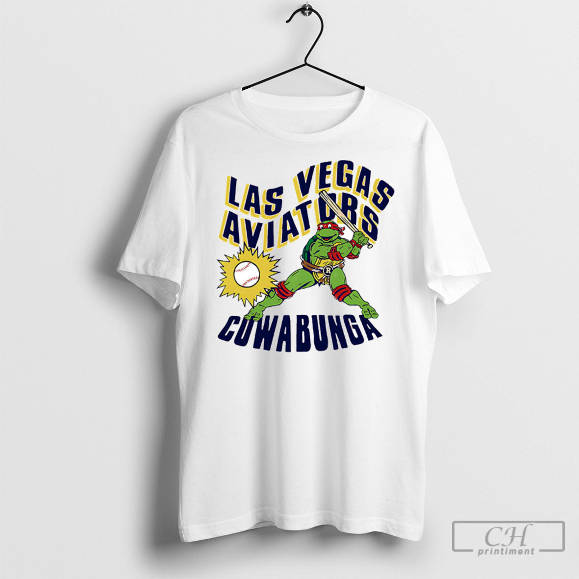 Official Teenage Mutant Ninja Turtle Las Vegas Aviators Cowabunga Shirt