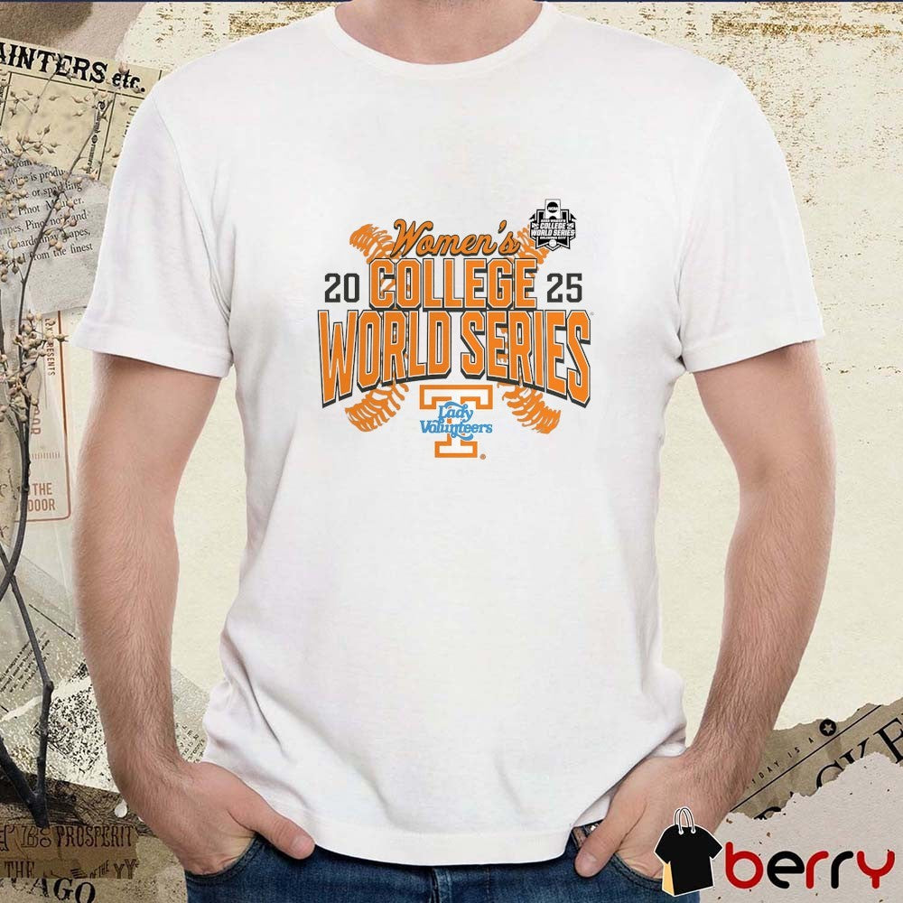 Tennessee Lady Vols NCAA Softball Women’s College World Series Cut Off 2025 t-shirt