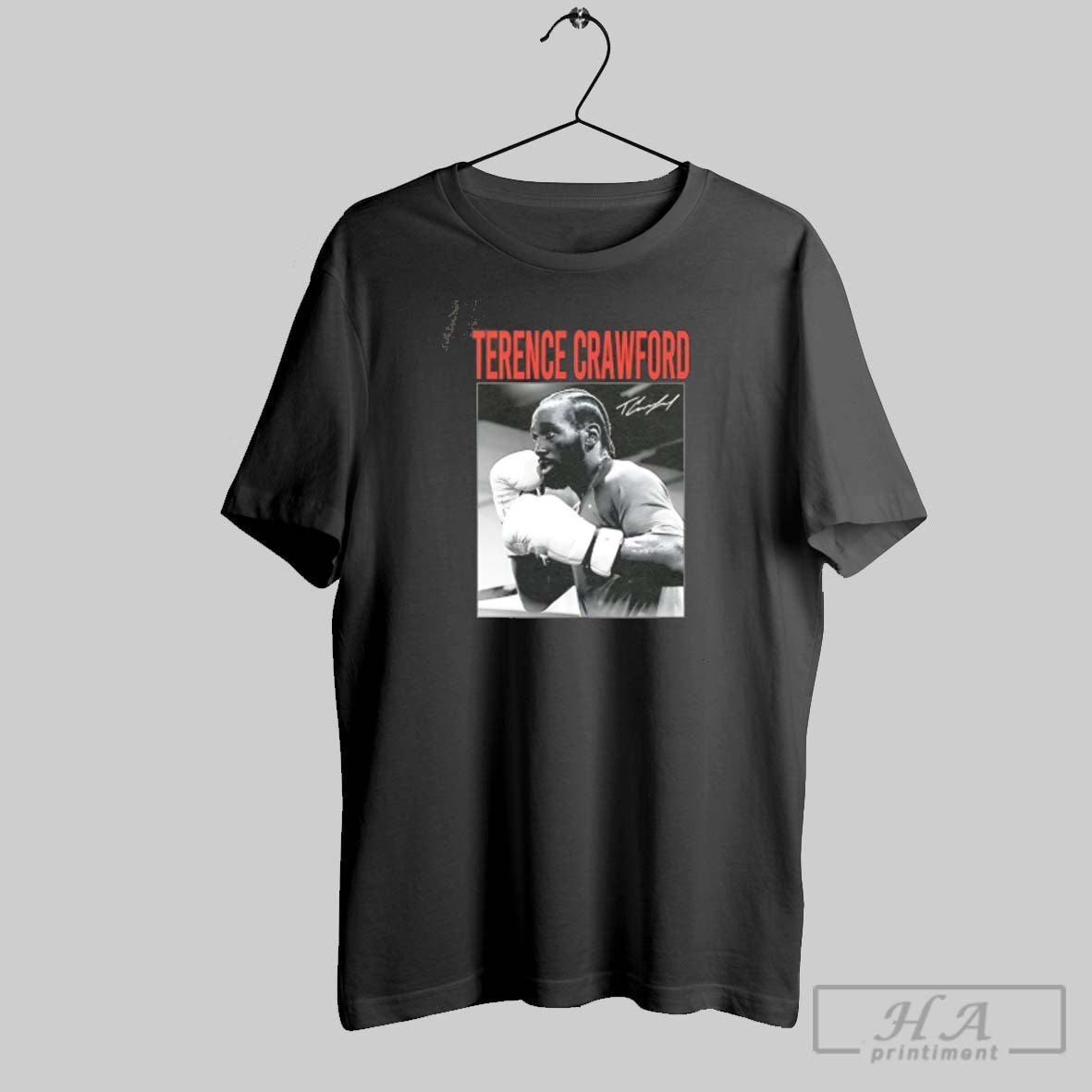 Official Terence Crawford King Boxing Champion 2025 Signature Graphic