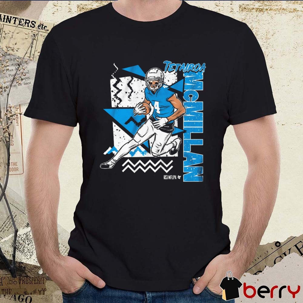 Tetairoa McMillan 90s Style Carolina Panthers 2025 NFL Graphic t-shirt