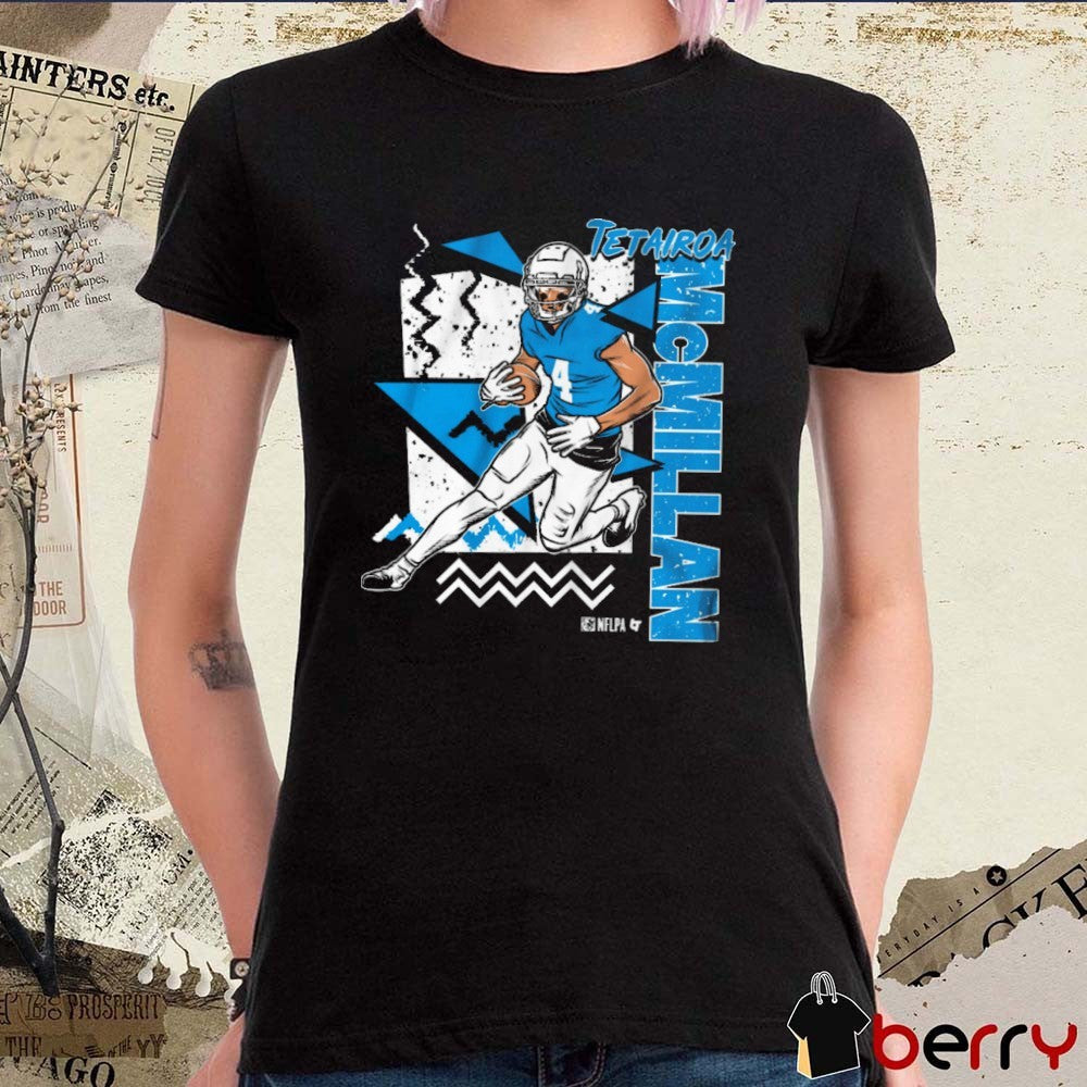 Tetairoa McMillan 90s Style Carolina Panthers 2025 NFL Graphic t-shirt