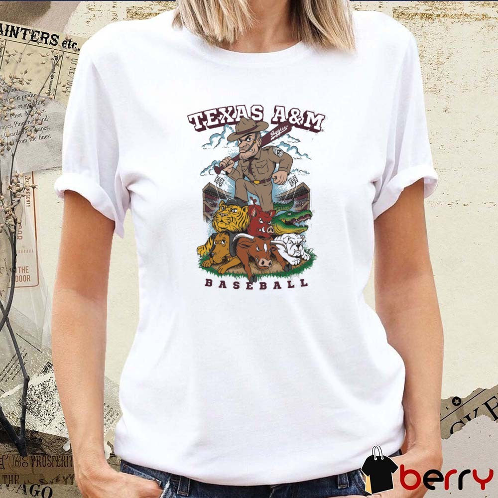 Texas A&M Aggies Baseball Sarge Rivalry Mascots t-shirt