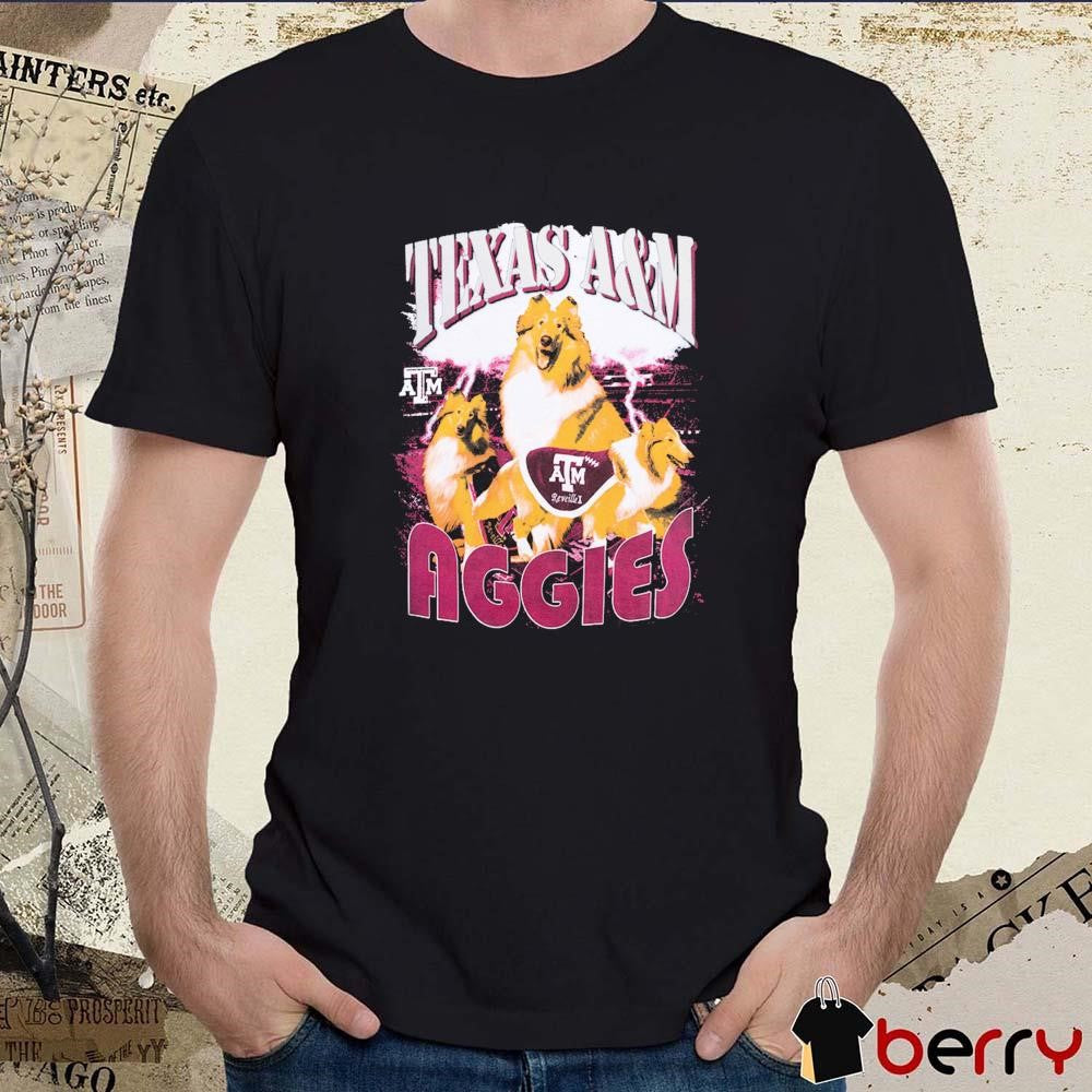 Texas A&M Aggies Reveille Dogs NCAA t-shirt