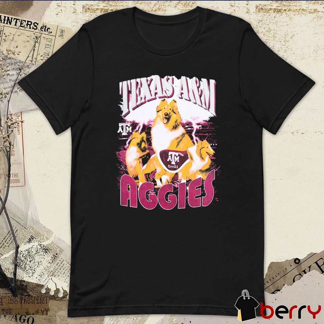 Texas A&M Aggies Reveille Dogs NCAA t-shirt
