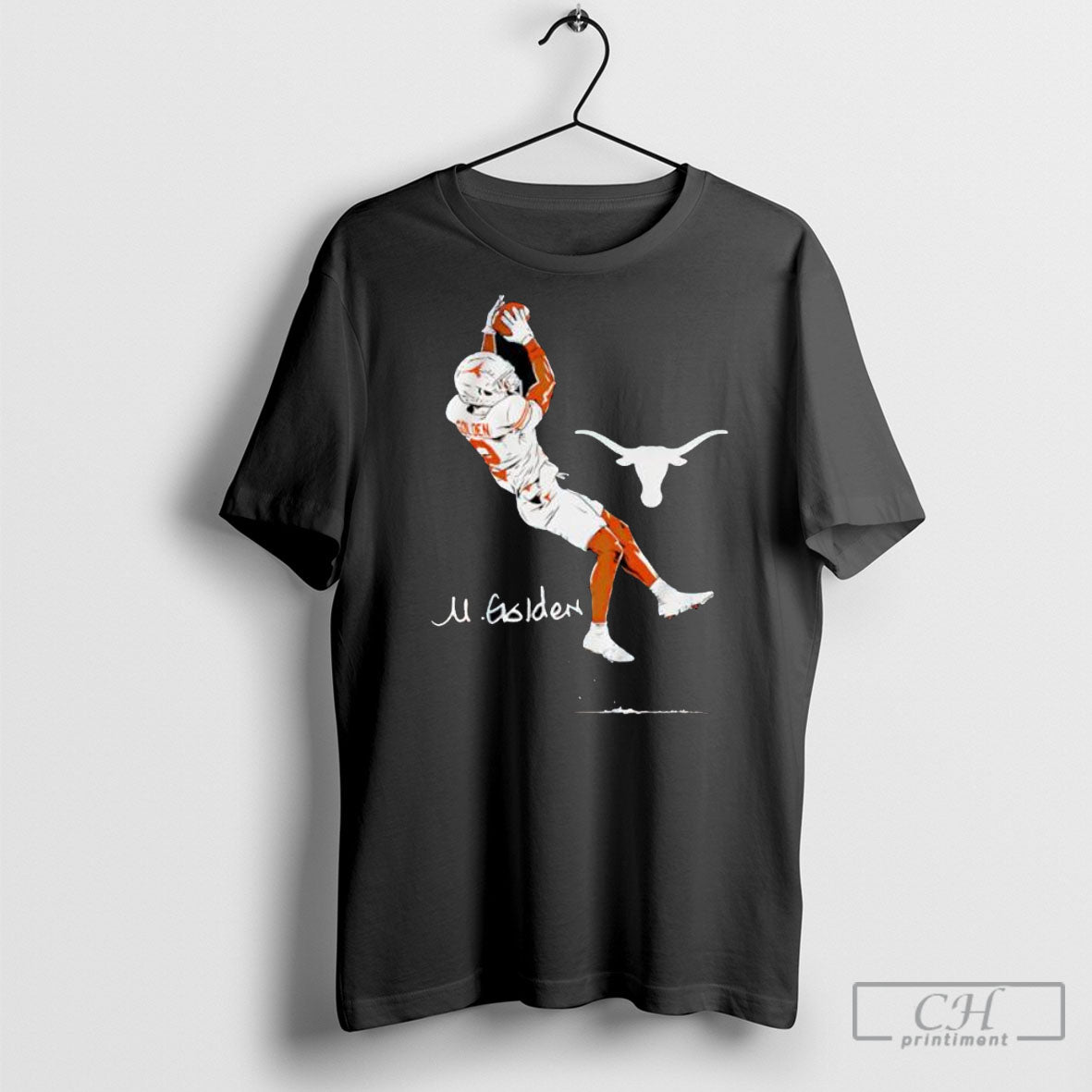 Official Texas Football Matthew Golden Superstar Pose Signature Sweater