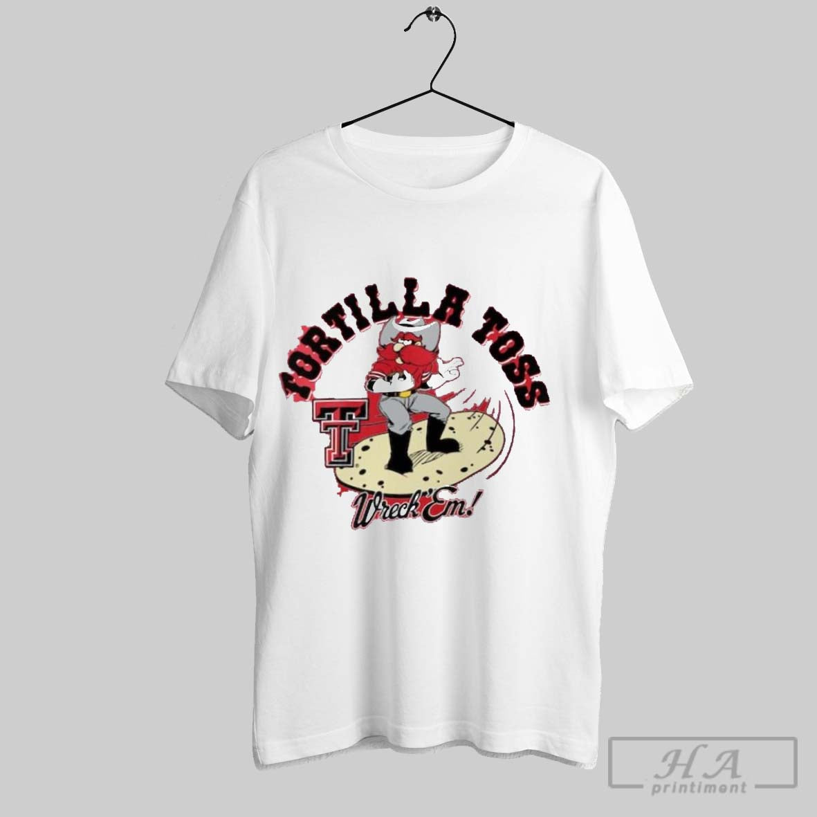 Official Texas Tech Red Raiders Tortilla Toss Wreck Em T