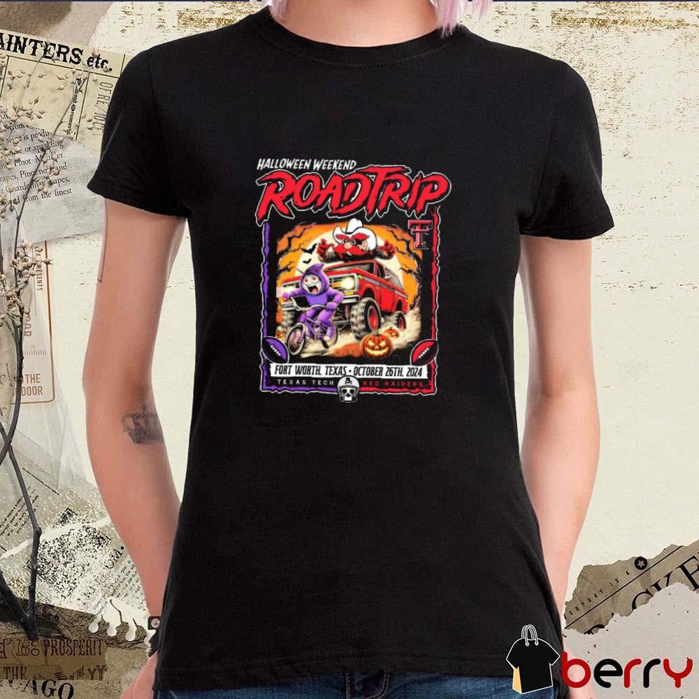 Texas Tech Red Raiders vs. TCU Texas Christian 2024 Halloween Road Trip Gameday t-shirt