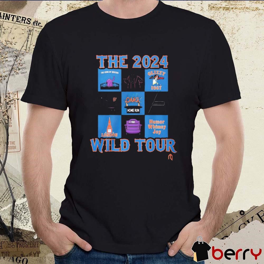 The 2024 Wild Tour Glizzy Iggy Omg London Humer Whimsy Joy t-shirt
