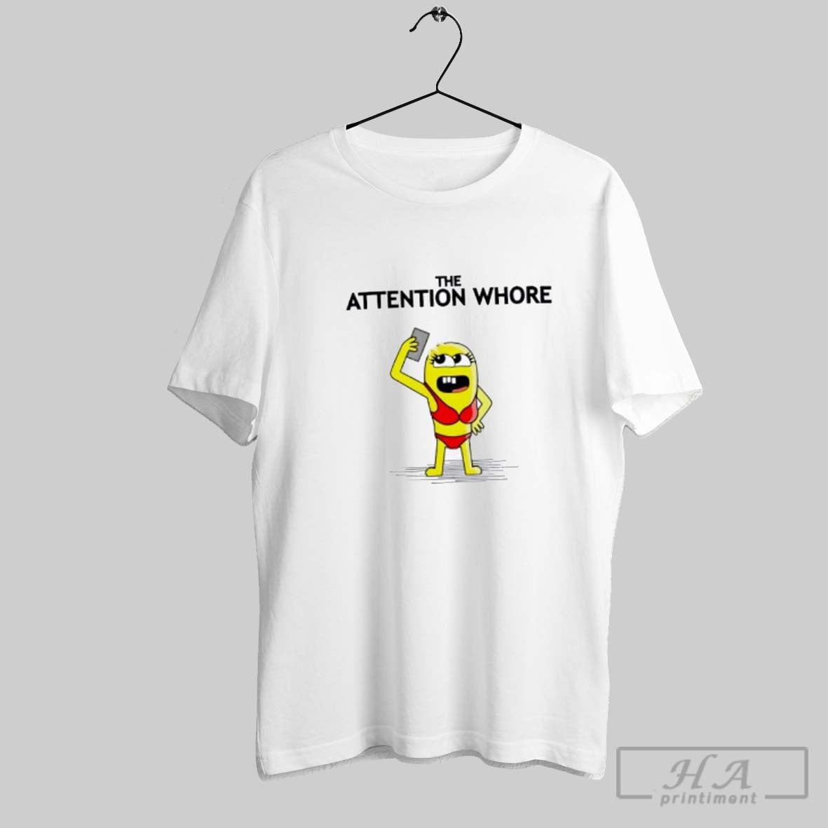 Official The Attention Whore Cartoon Adult Humor