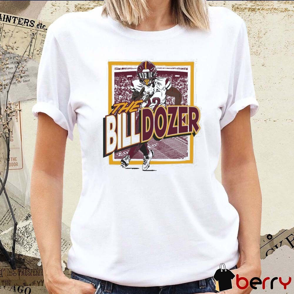 The Billdozer Jacory Croskey-Merritt Washington Commanders NFL Painting t-shirt