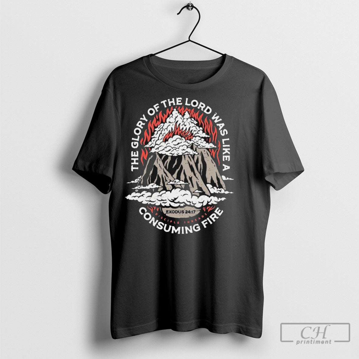 Official The Glory Of The Lord Was Like A Consuming Fire Sweater