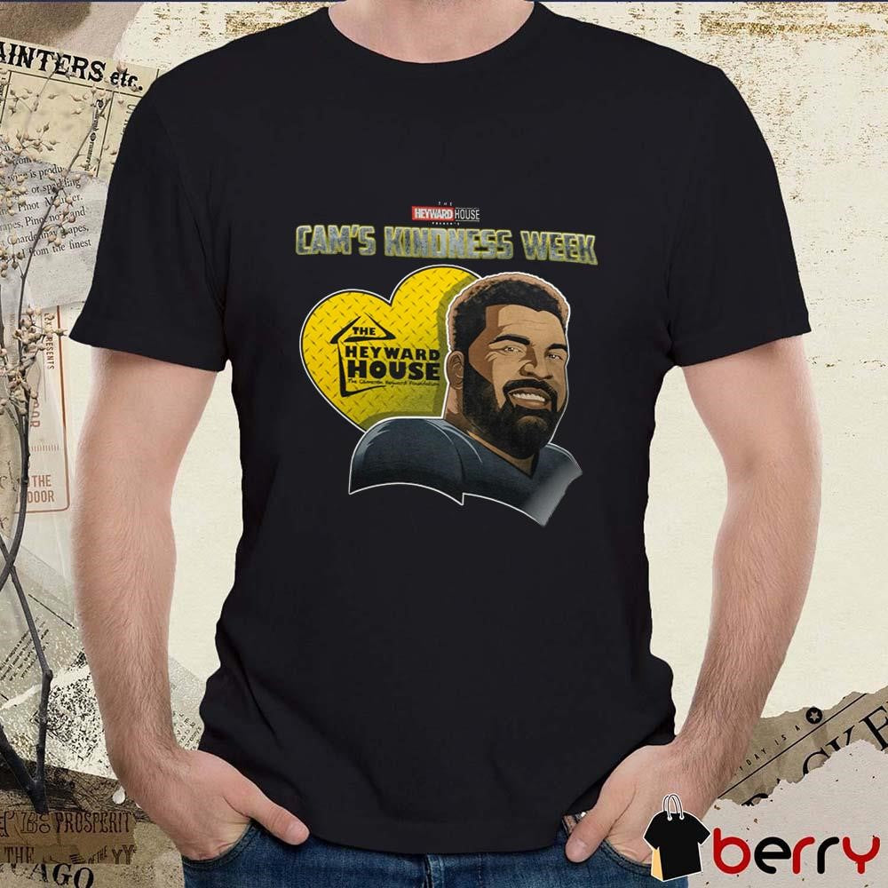 The Heyward House Cam’s Kindness Week Cam Heyward Caricature Pittsburgh Steelers NFL t-shirt