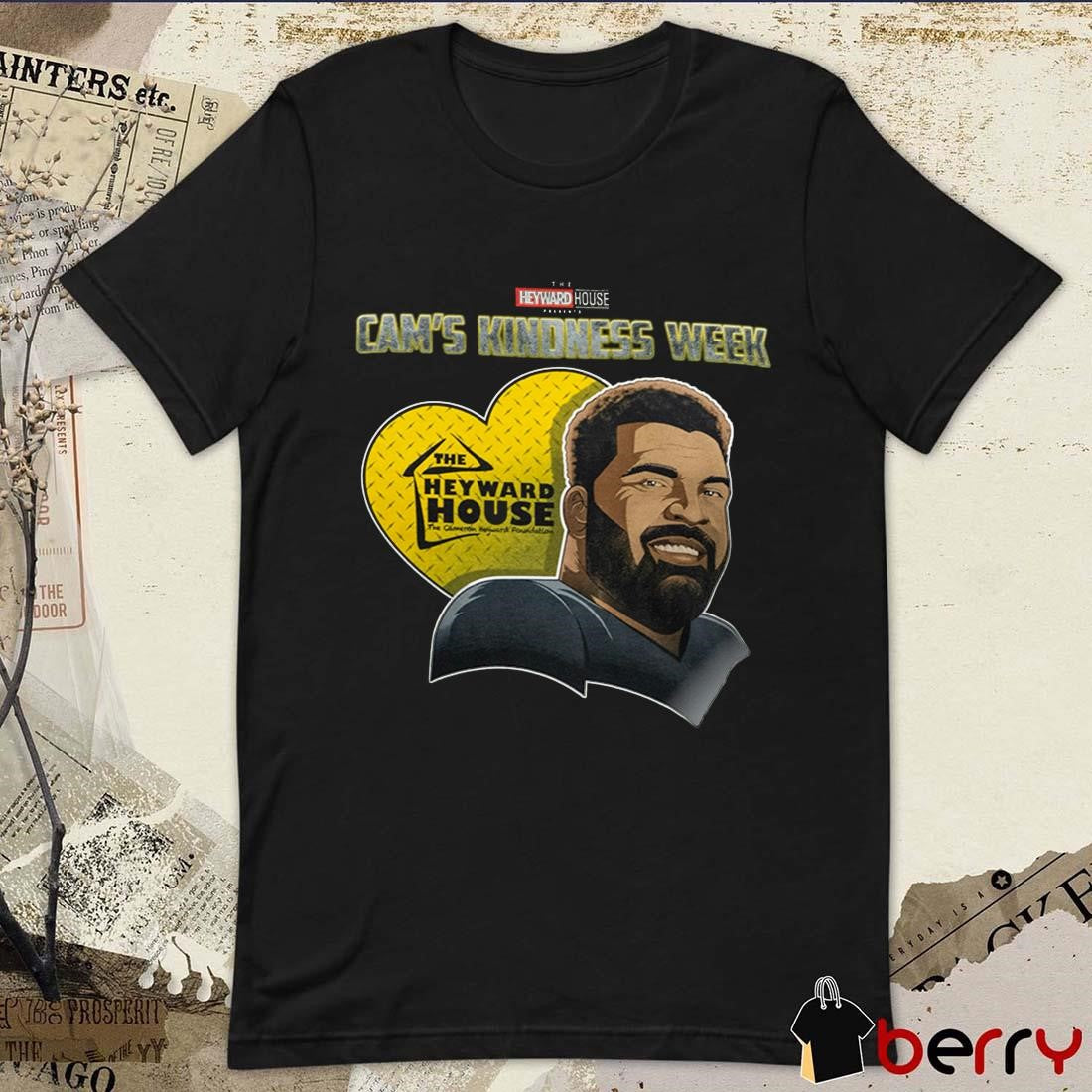 The Heyward House Cam’s Kindness Week Cam Heyward Caricature Pittsburgh Steelers NFL t-shirt