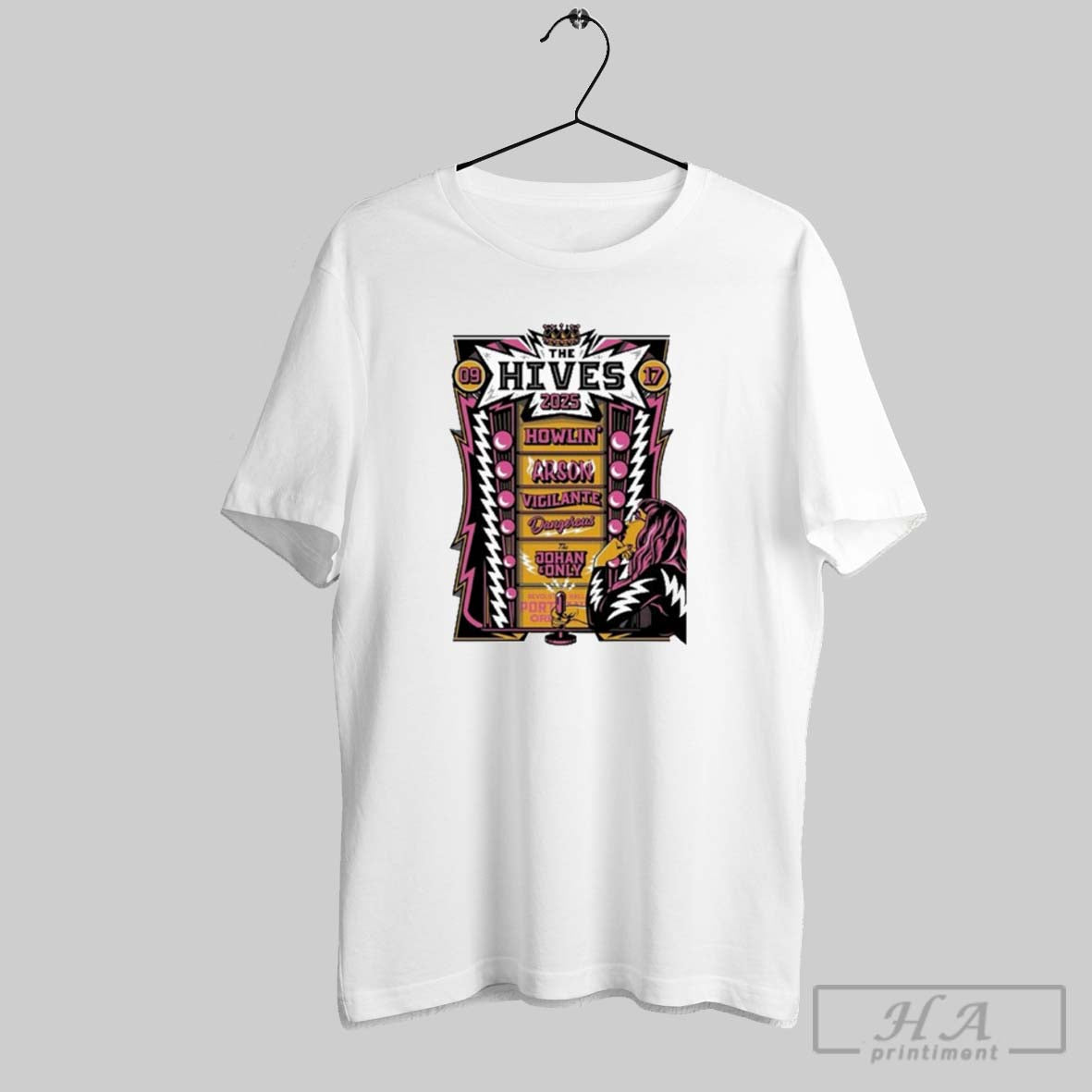 Official The Hives Tour September 17 2025 Portland Or