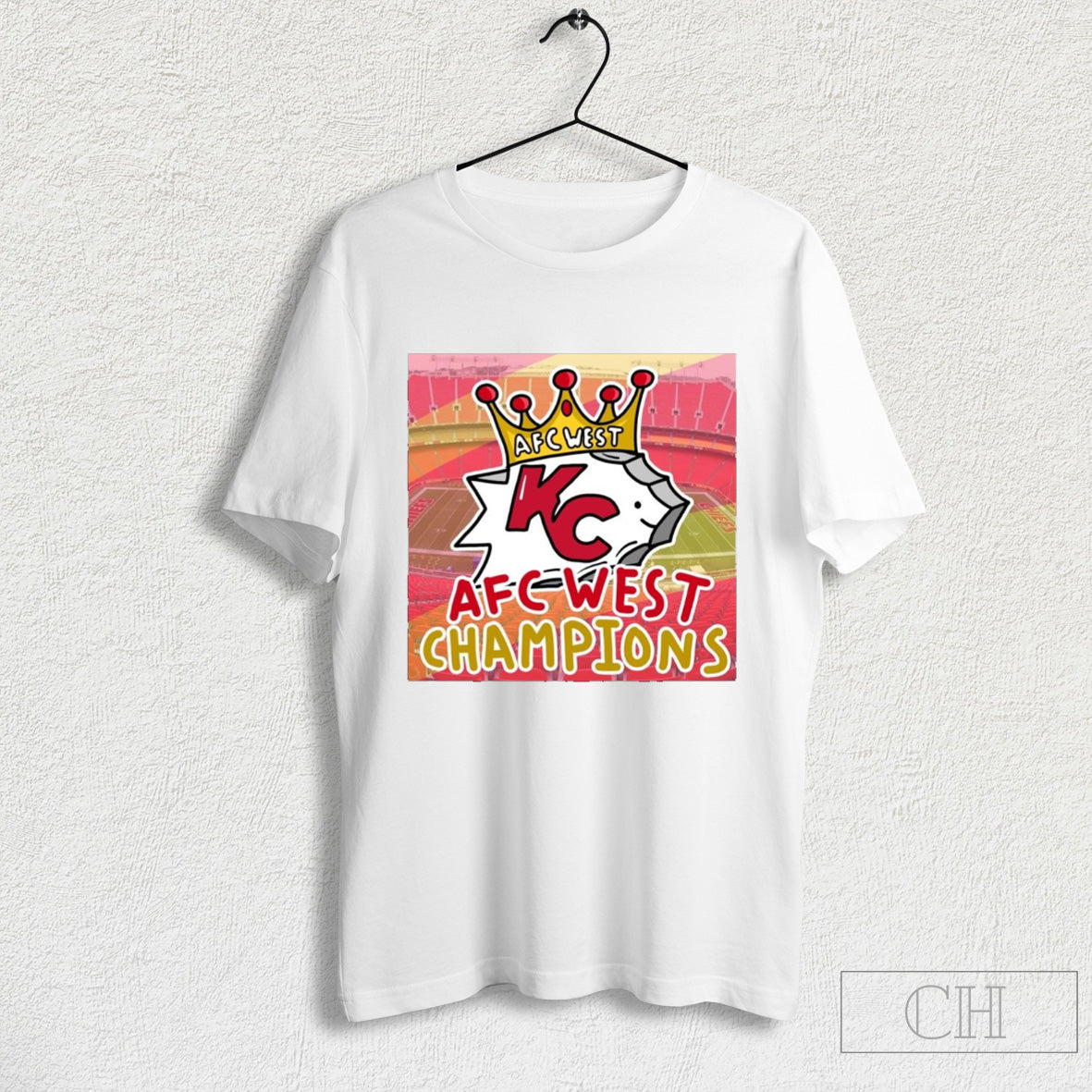 Official The Kansas City Chiefs Are Afc West Champs 9th Poster T Shirt