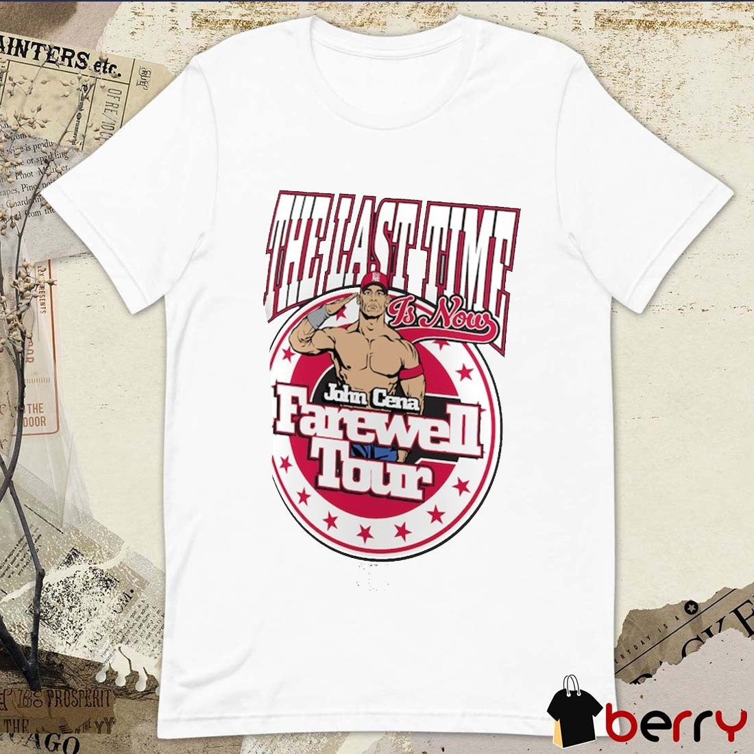 The Last Time Is Now John Cena Farewell Tour 2025 Dayton WWE t-shirt