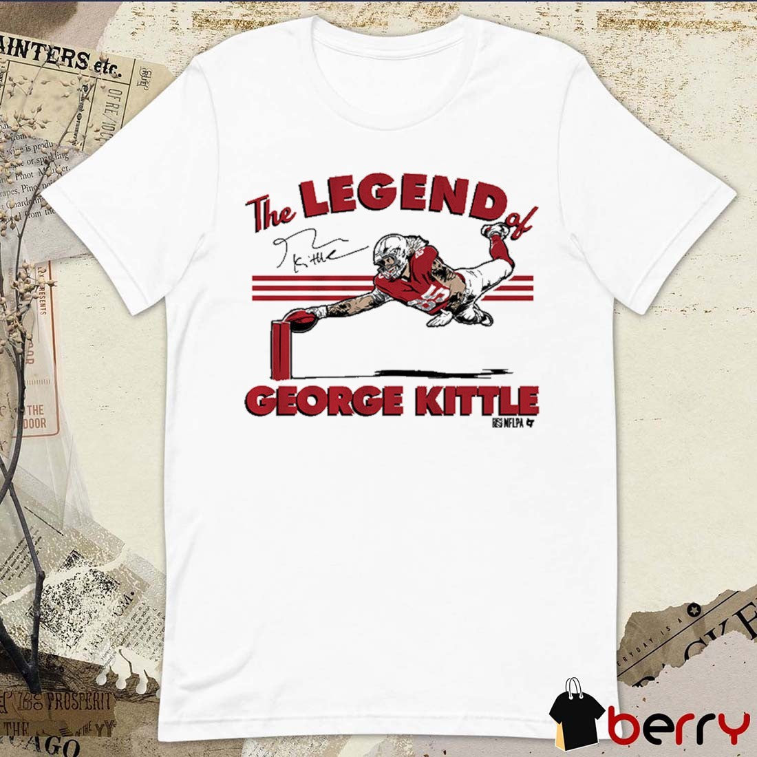The Legend Of George Kittle San Francisco 49ers Signature t-shirt