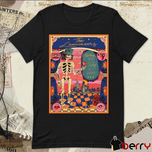 The Lumineers Concert at Citi Field In Flushing NY July 11 2025 Art Poster t-shirt