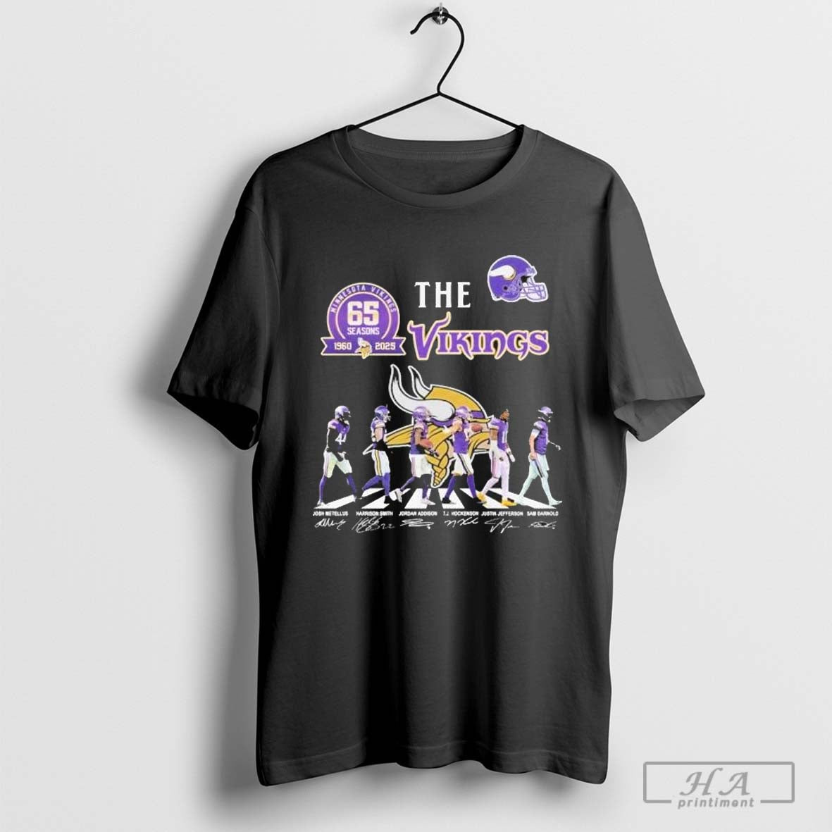 Official The Minnesota Vikings 65 Seasons 1960 2025 Signature