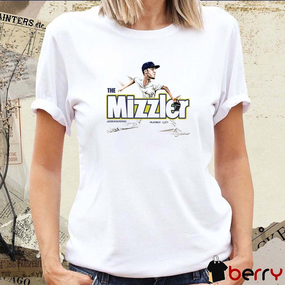 The Mizzler Jacob Misiorowski Milwaukee Brewers MLBPA Caricature t-shirt