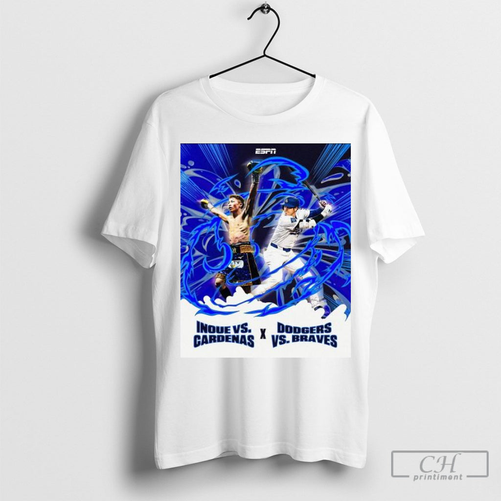 Official The Monster Mashup Inoue Vs Cardenas X Los Angeles Dodgers Vs Braves