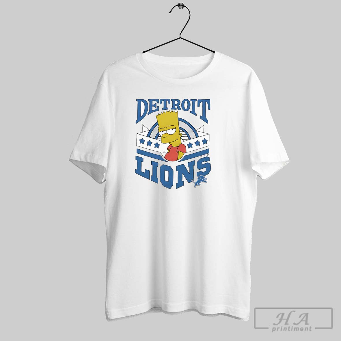 Official The Simpsons Bart X Detroit Lions
