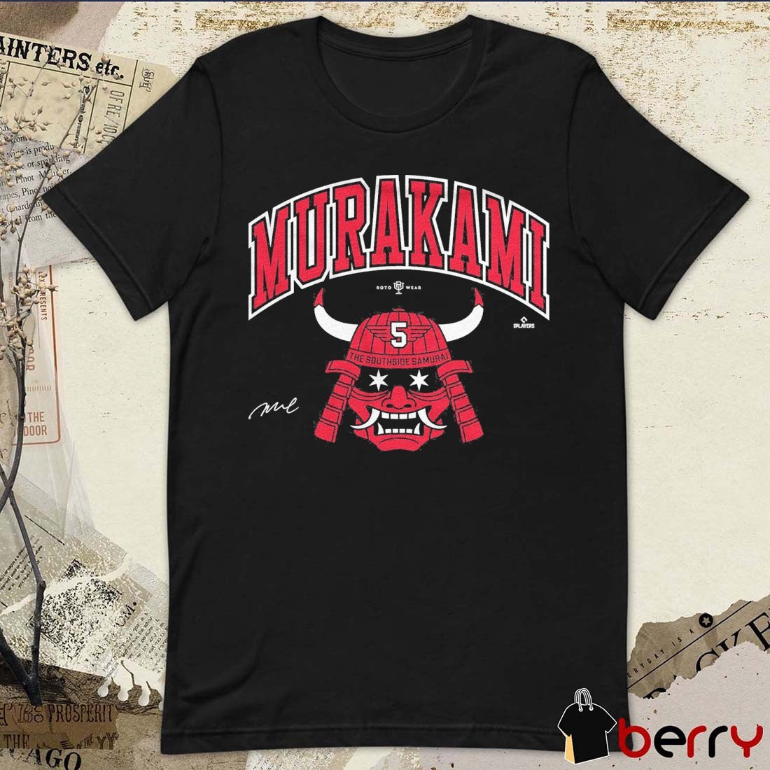 The Southside Samurai Munetaka Murakami Chicago White Sox MLB Signature t-shirt