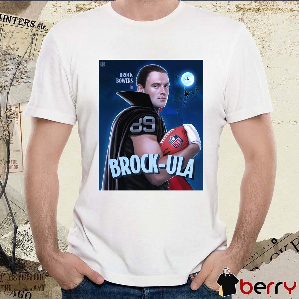 The Tight End Monsters Brock Bowers In Brock-Ula NFL Poster t-shirt