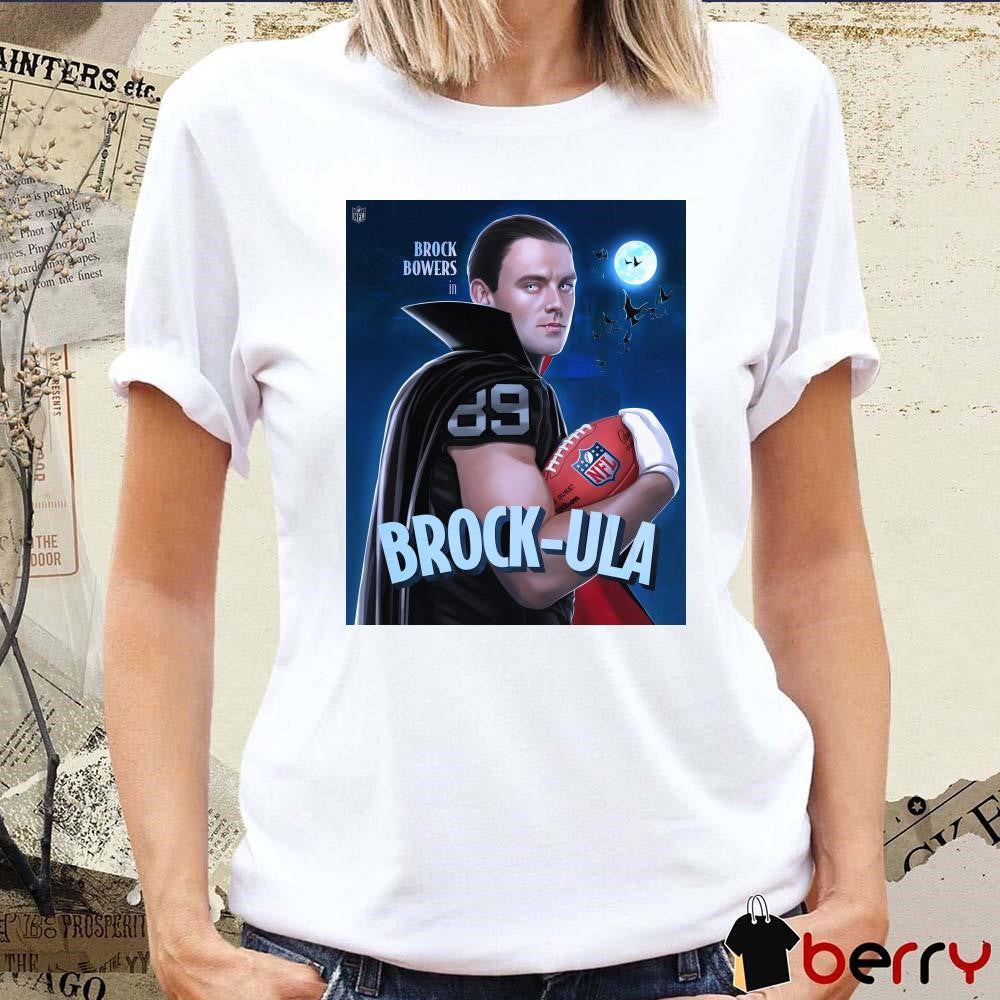 The Tight End Monsters Brock Bowers In Brock-Ula NFL Poster t-shirt