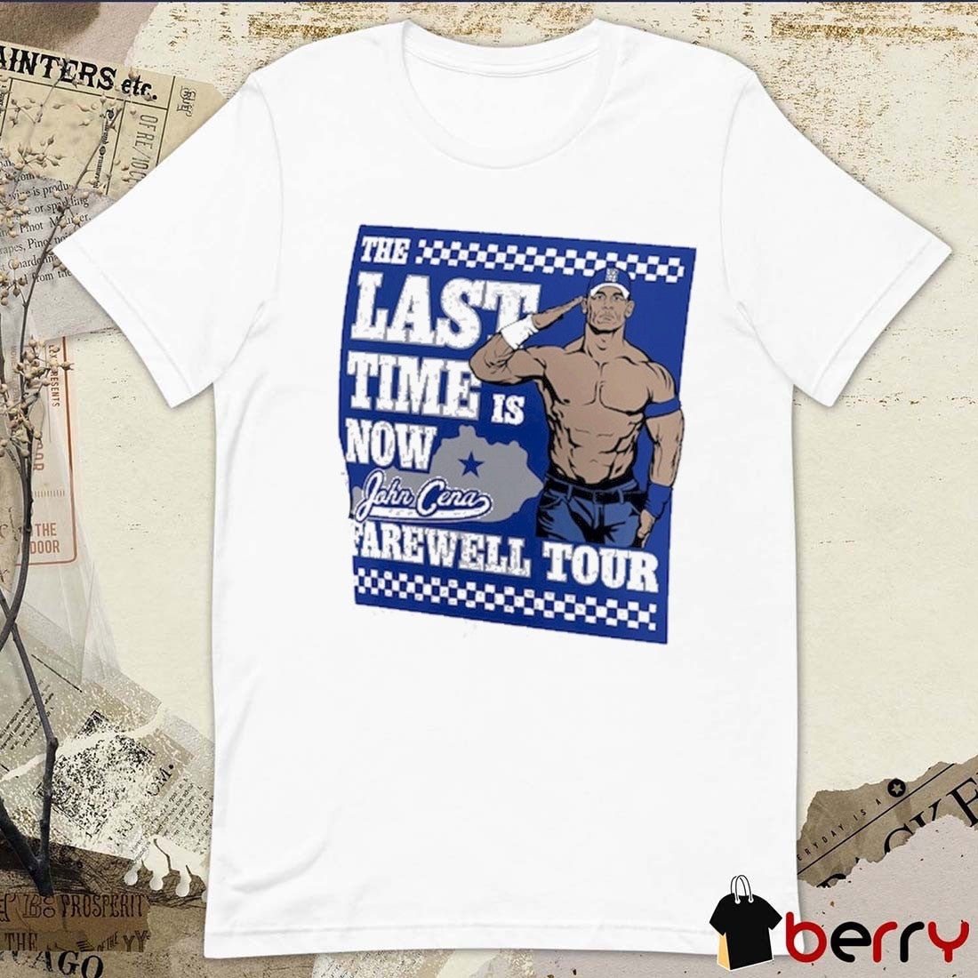 The last Time Is Now John Cena Farewell Tour 2025 Lexington WWE t-shirt