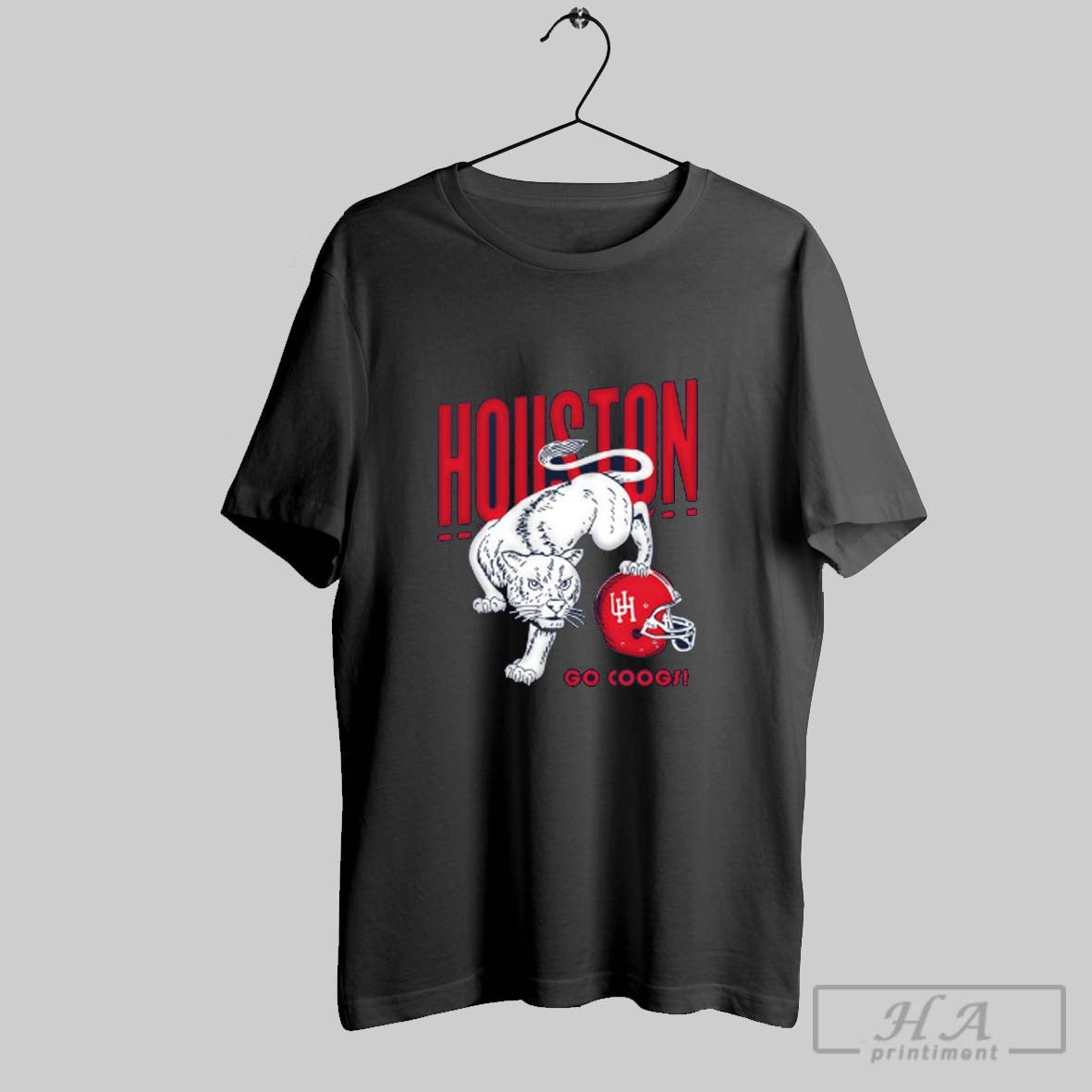 Official Throwback Houston Cougars Football Helmet Go Coogs