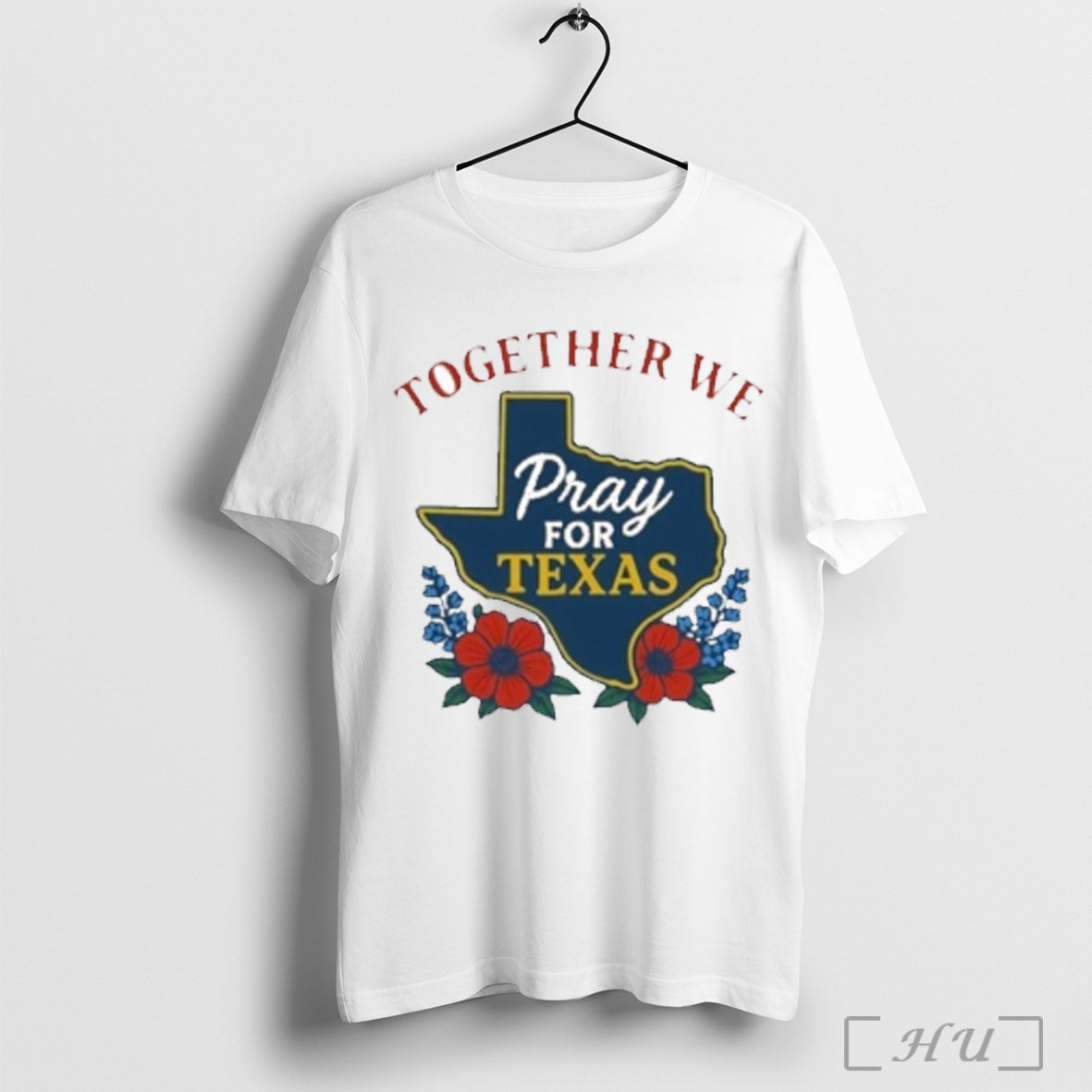 Official Together We Pray For Texas T Shirt