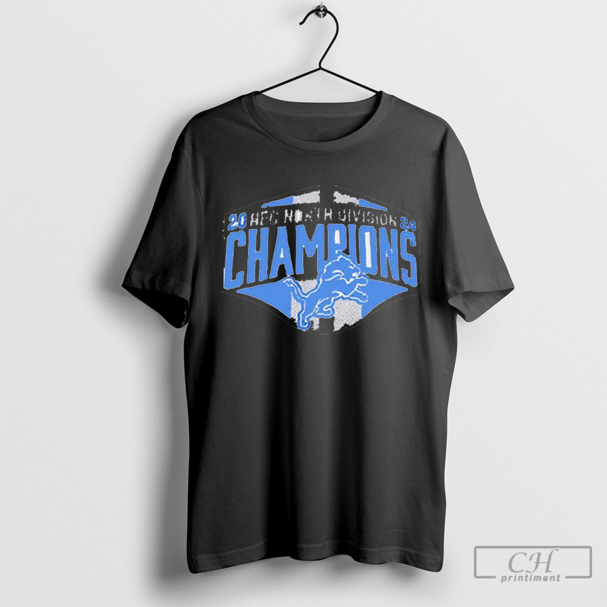 Official Top Detroit Lions 2024 Nfc North Division Champions T Shirt