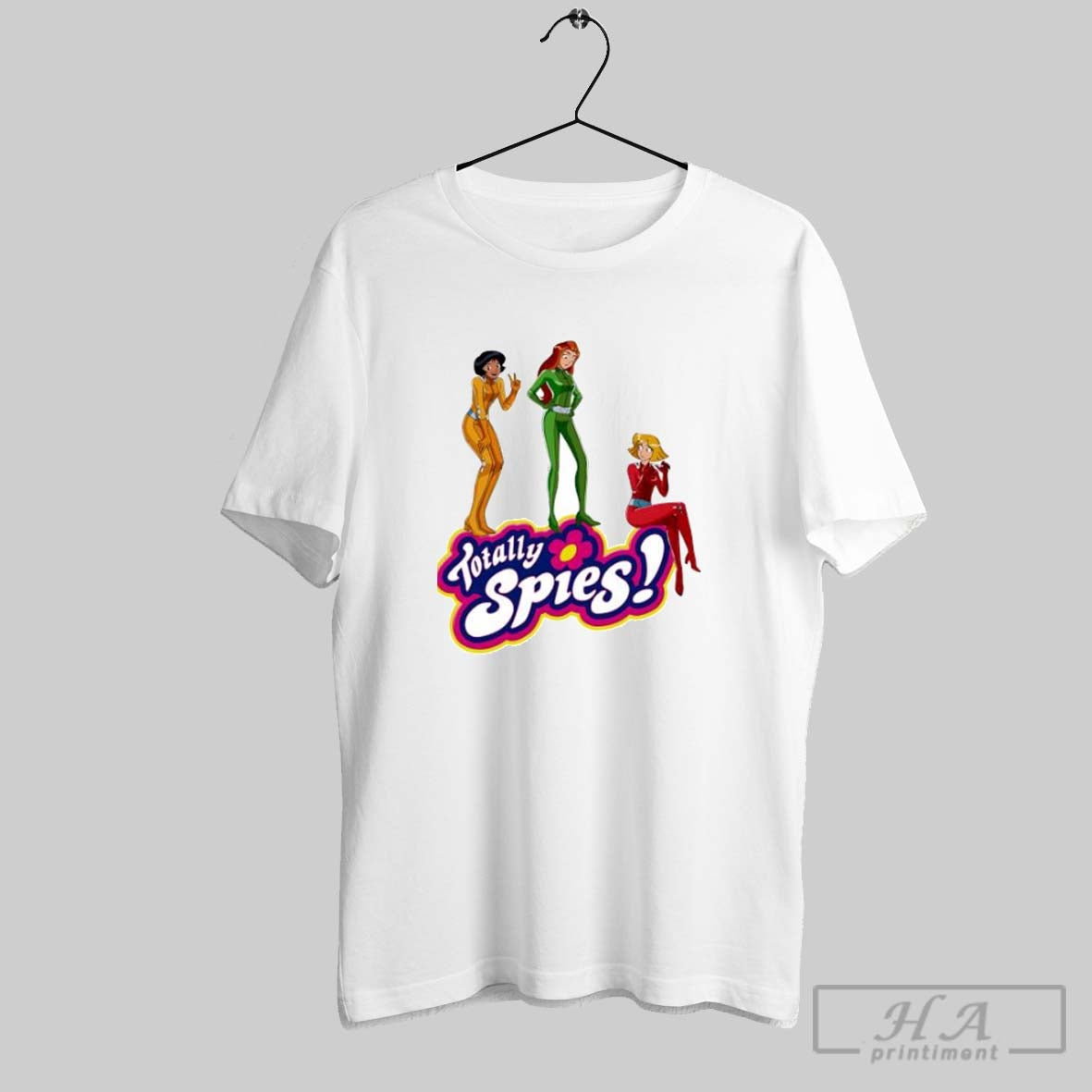 Official Totally Spies Pink Oversized Cartoon