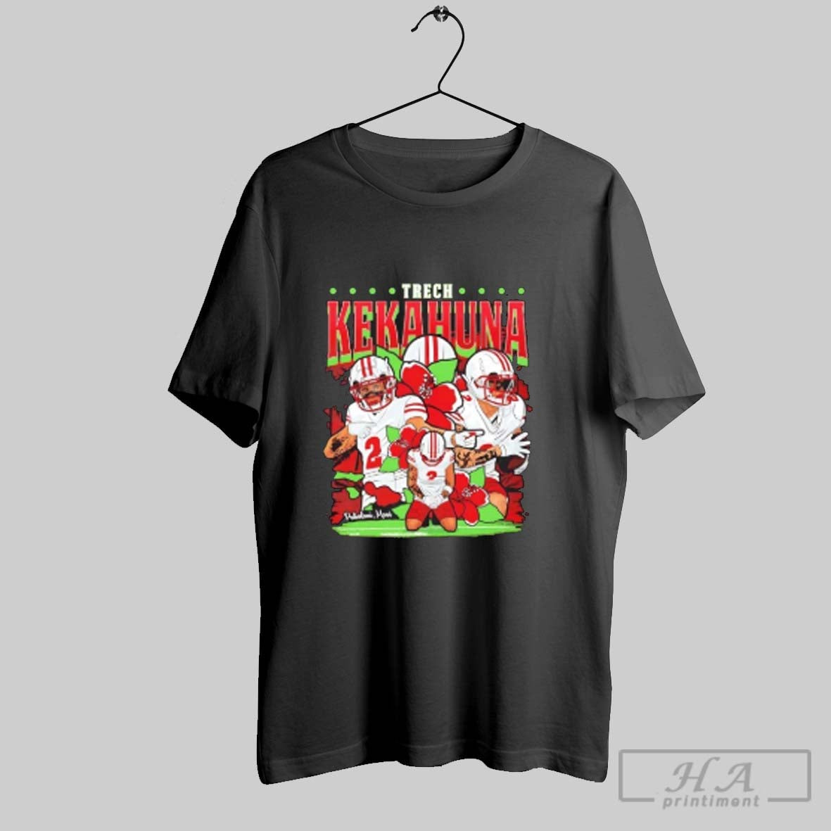 Official Trech Kekahuna Graphic Wisconsin Badgers