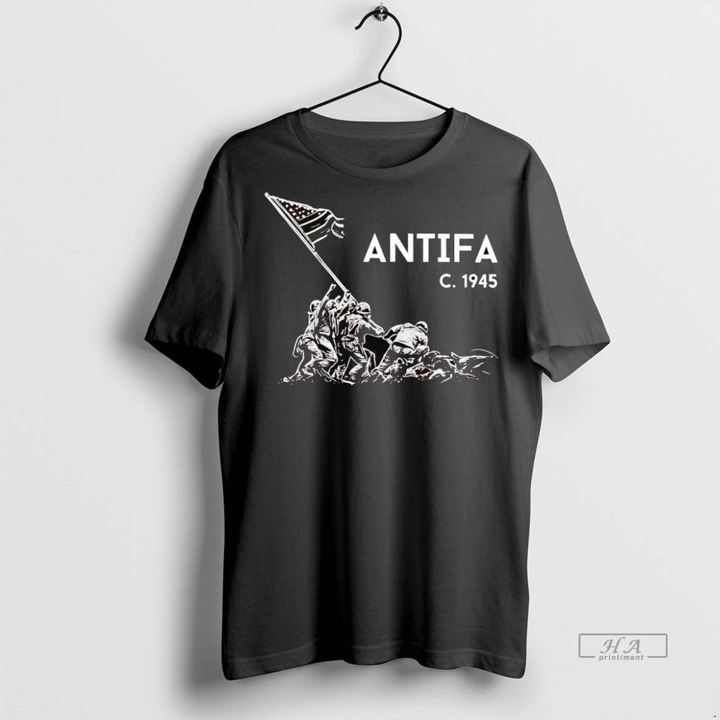 Official Trendy America Veteran Antifa C 1945 Tee Sweater