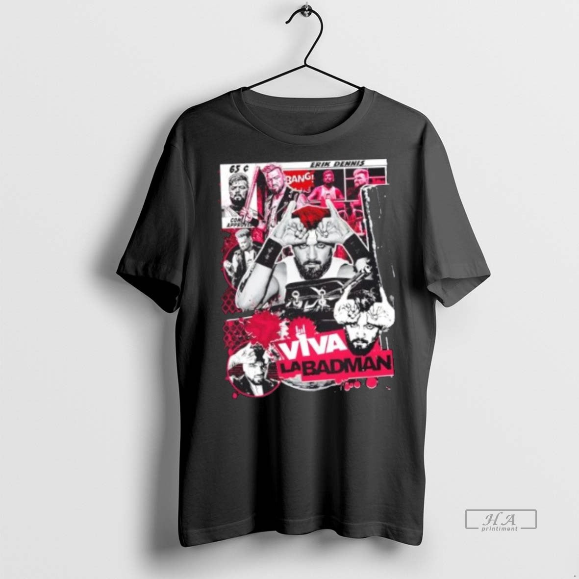 Official Trendy Bad Man Erik Dennis Badman Collage Tee Sweater