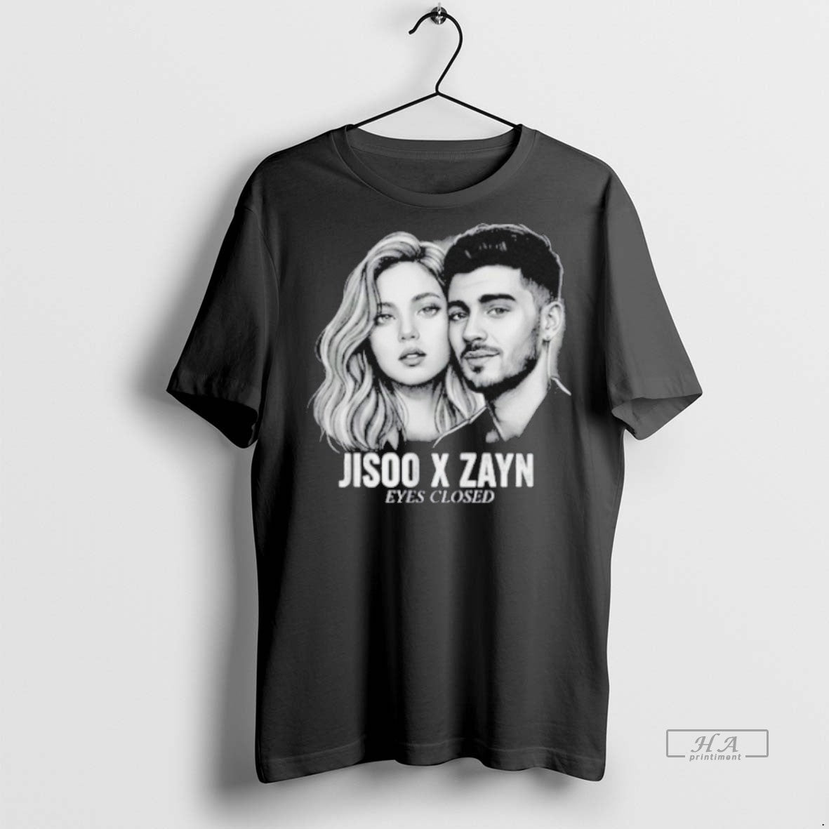 Official Trendy Design Jisoo Zayn Eyes Closed 2025 Tee Sweater
