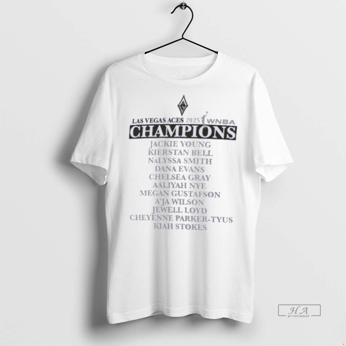 Official Trendy Las Vegas Aces 2025 Wnba Finals Champions Team Roster Tee Sweater