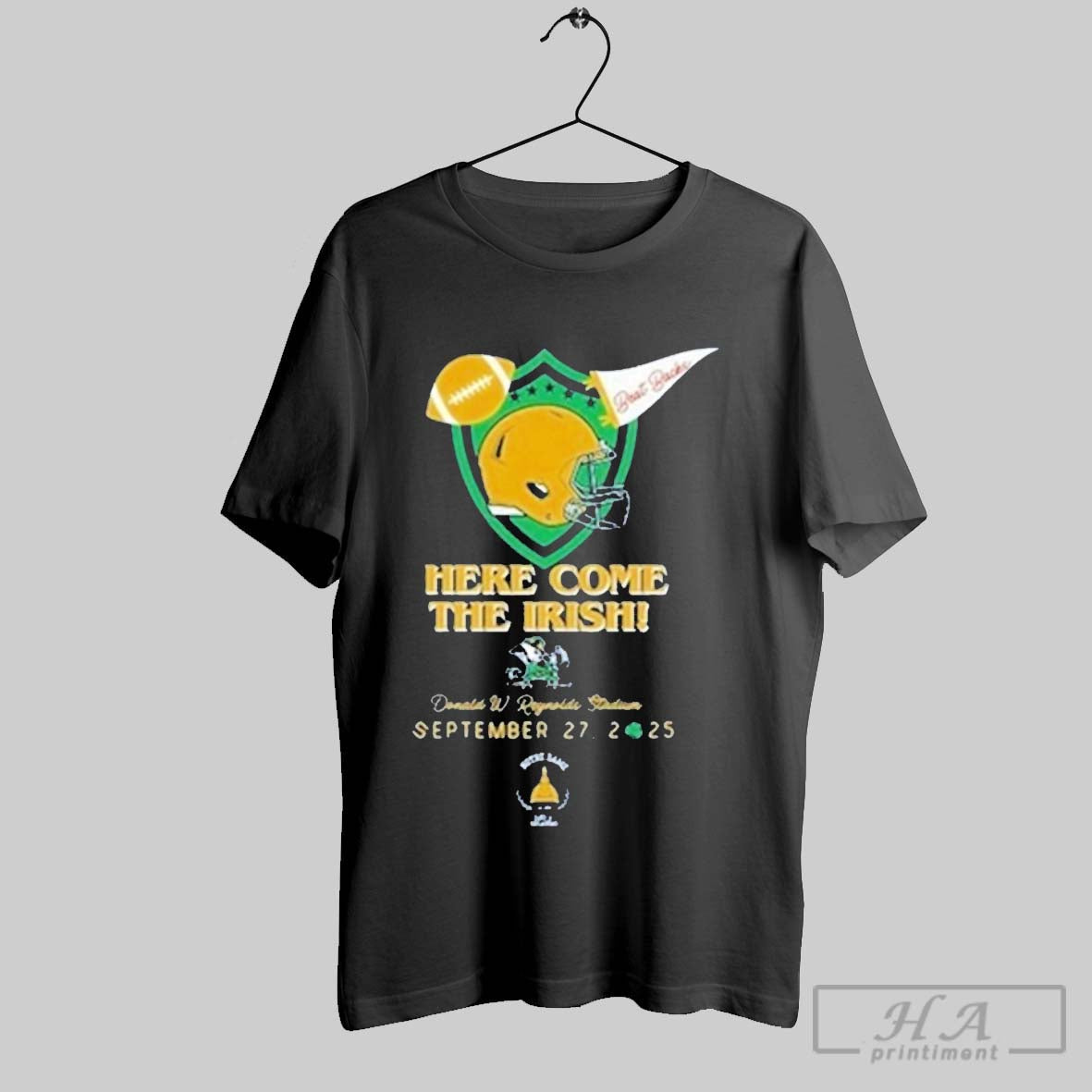 Official Trendy Notre Dame Fighting Irish Here Come The Irish Game Day 2025