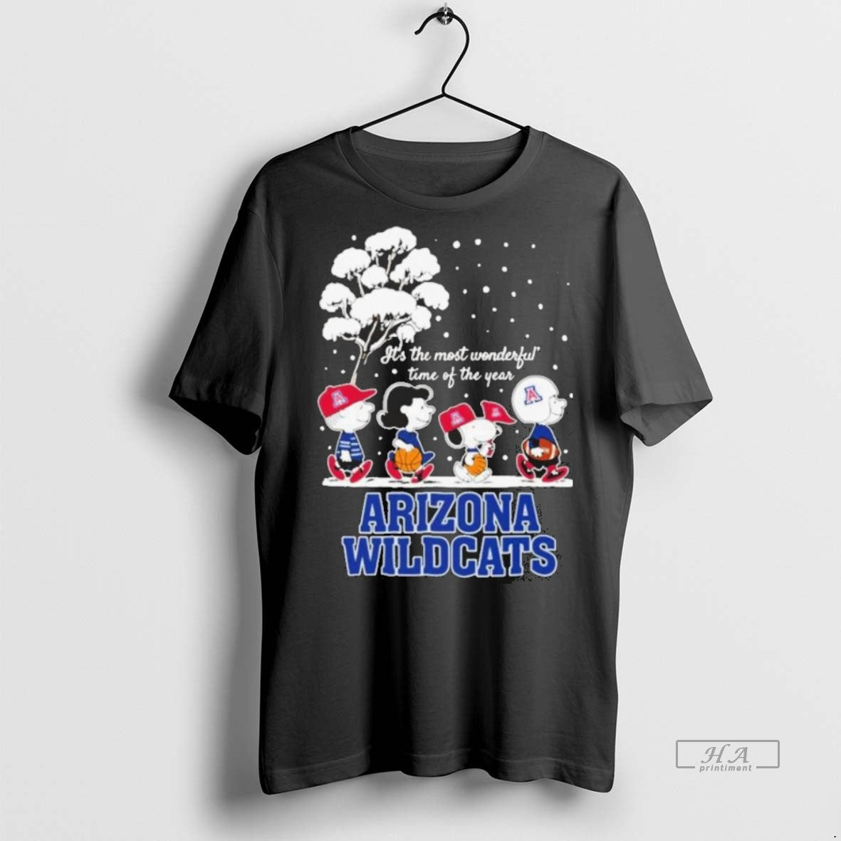 Official Trendy Peanuts Arizona Wildcats Winter Its The Most Wonderful Time Of The Year 2025