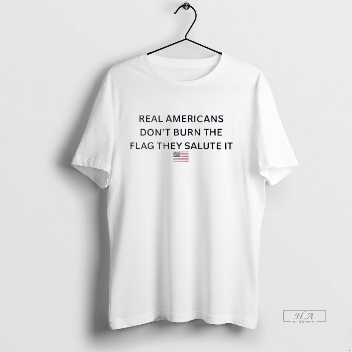 Official Trendy Real Americans Dont Burn The Flag They Salute It Us Flag Mens White