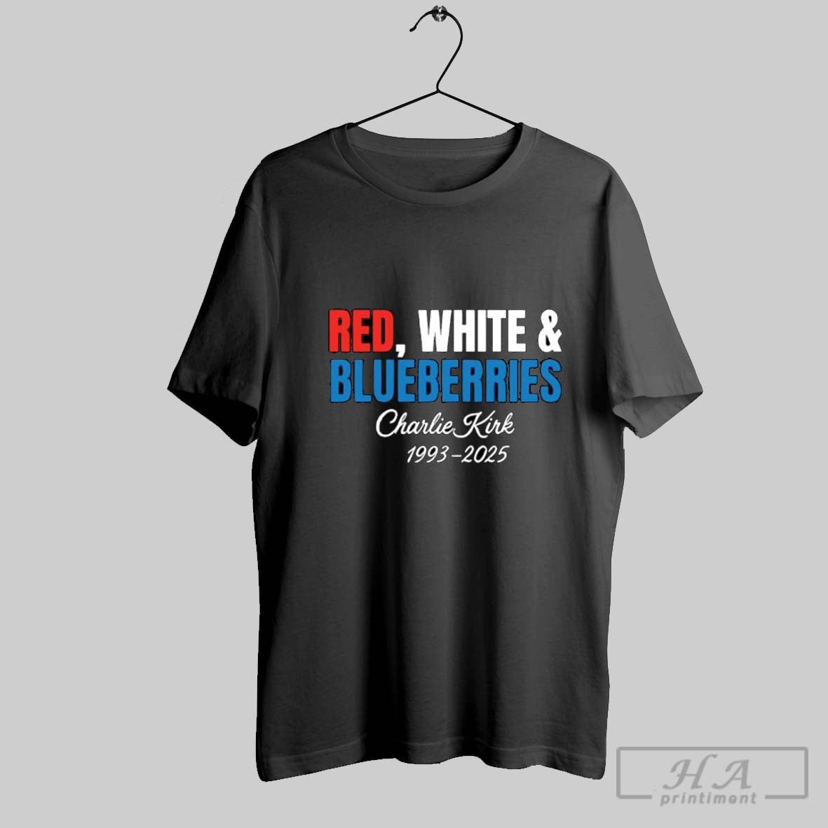 Official Trendy Red White And Blueberries Charlie Kirk 1993 2025