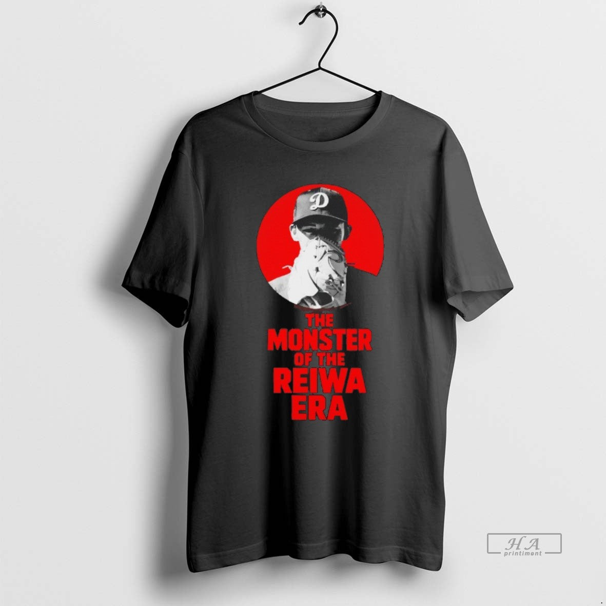 Official Trendy The Monster Of The Reiwa Era Roki Sasaki Los Angeles Dodgers Blackshirt Tee