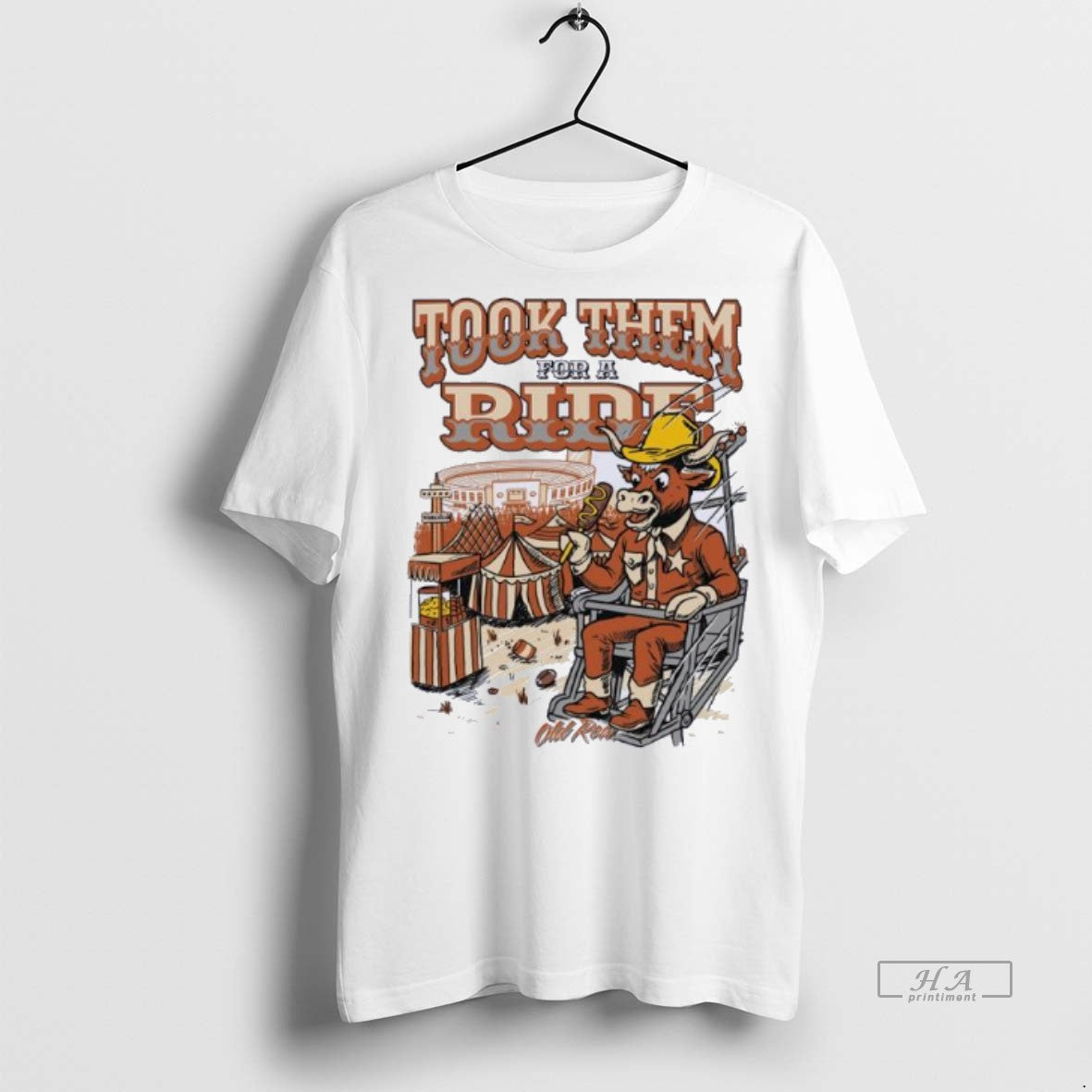 Official Trendy Took Them For A Ride Texas Longhorns Tee Sweater