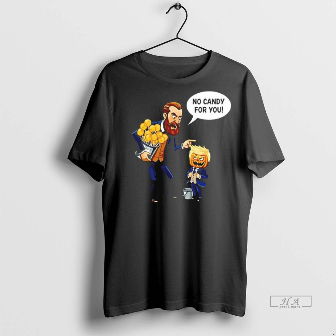 Official Trendy Trump Nobel Peace Prize No Candy For You Trumpkin Halloween Meme Tee Sweater