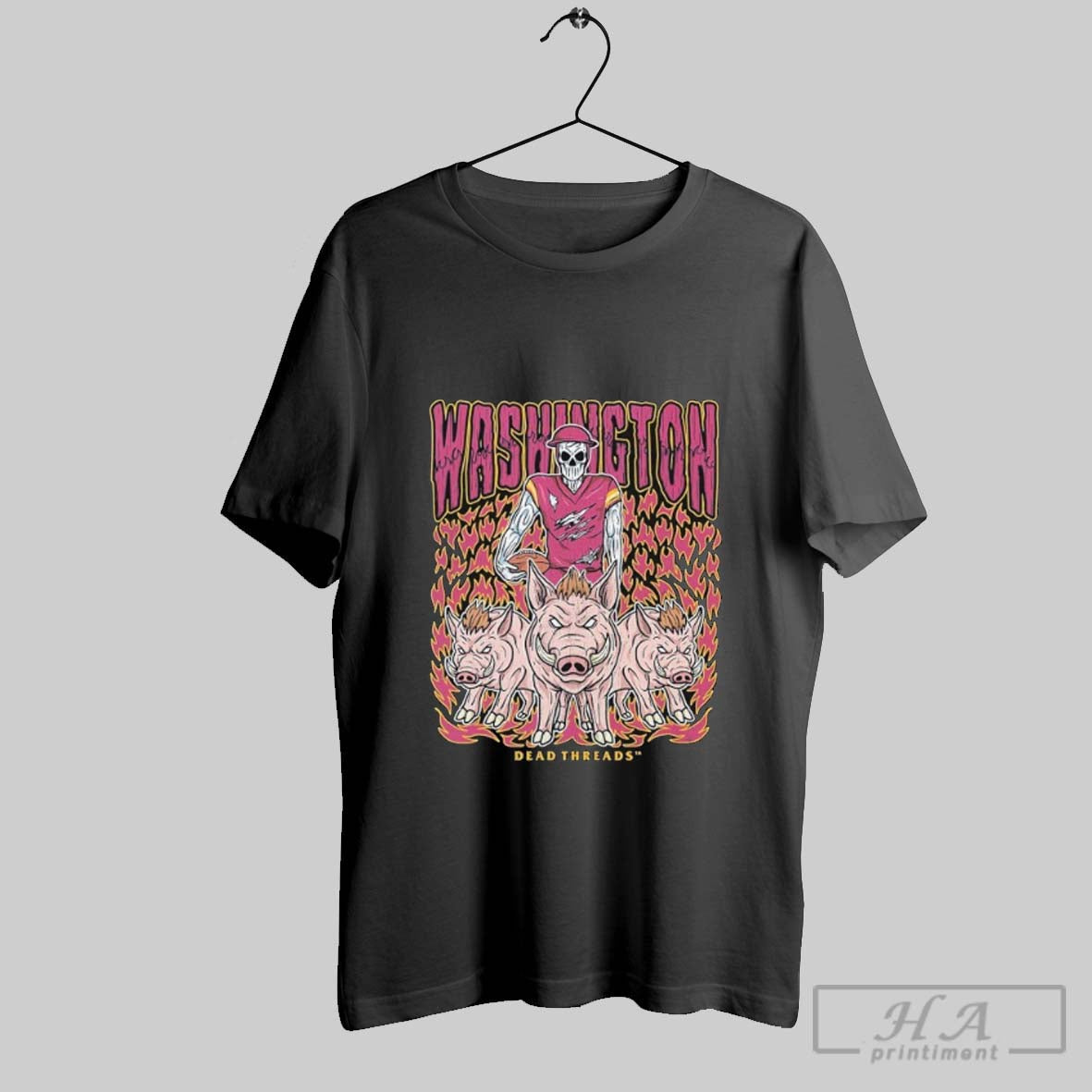 Official Trendy Washington Commanders Dead Threads Skeleton