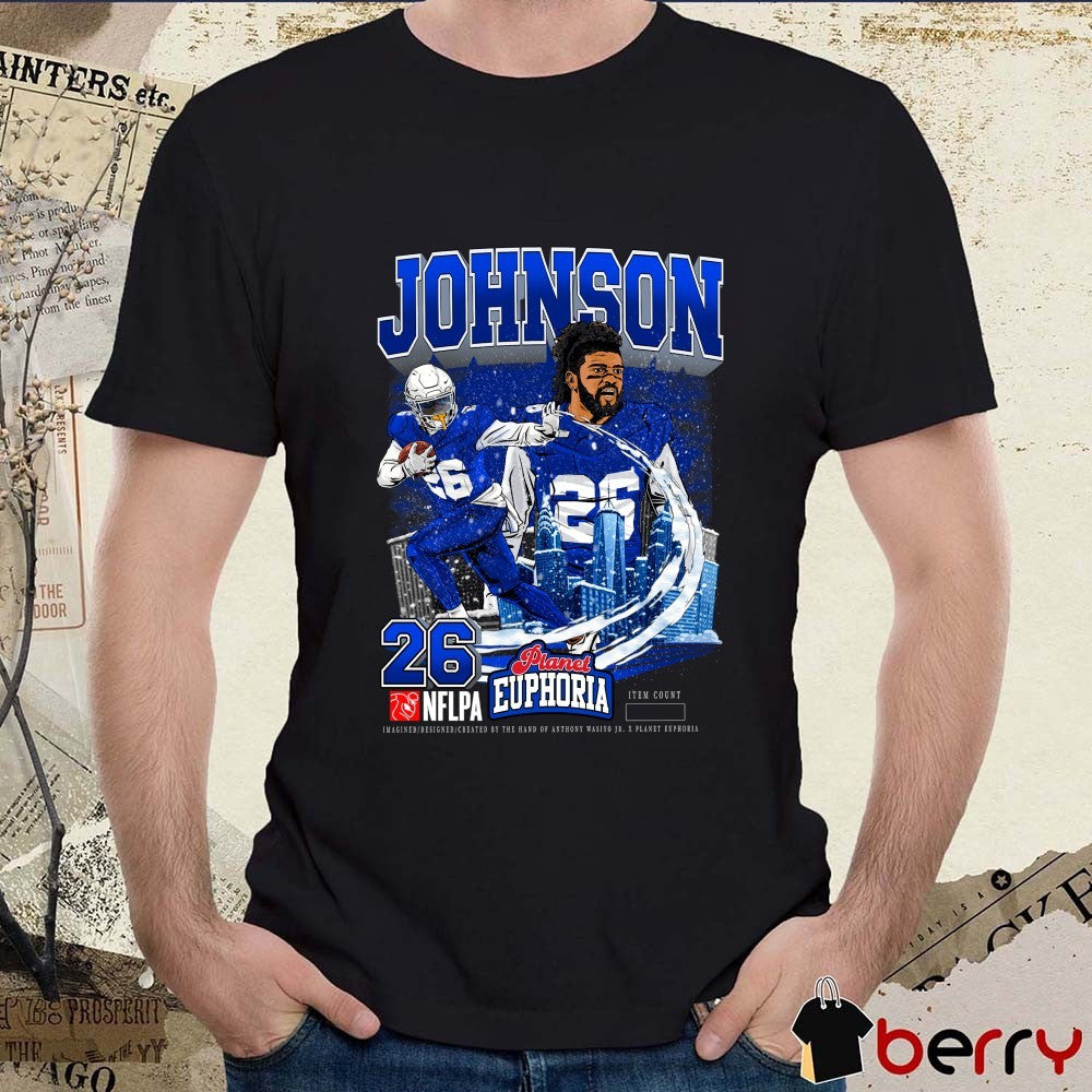 Ty Johnson Buffalo Bills NFL 2026 Planet Euphoria Artwork t-shirt