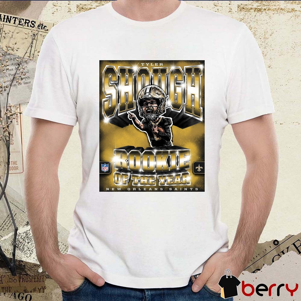 Tyler Shough NFL Rookie of the Year New Orleans Saints Poster t-shirt