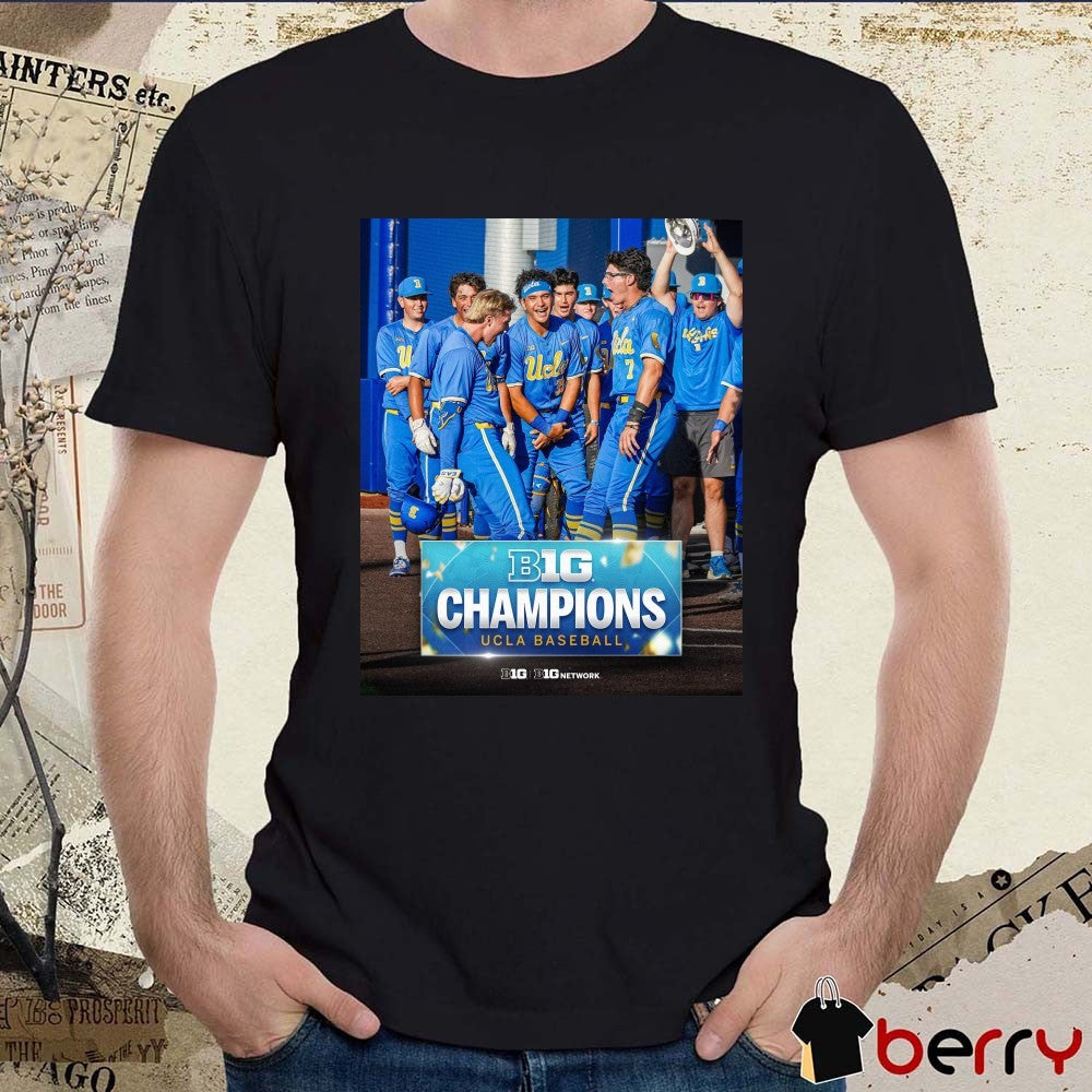 UCLA Bruins Baseball 2026 Big Ten Regular-Season Poster t-shirt